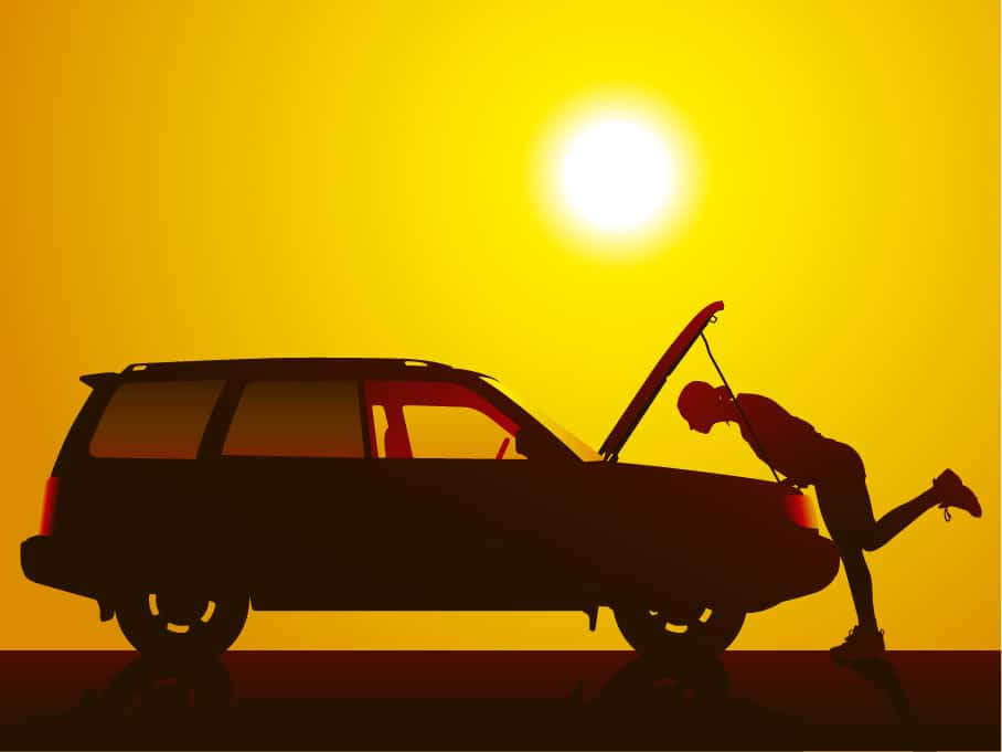 car battery bulging