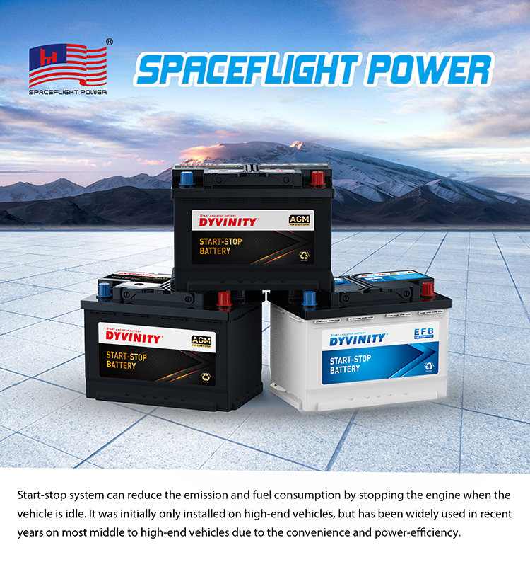 EFB Start Stop-Batteries  Replacement for AGM Batteries